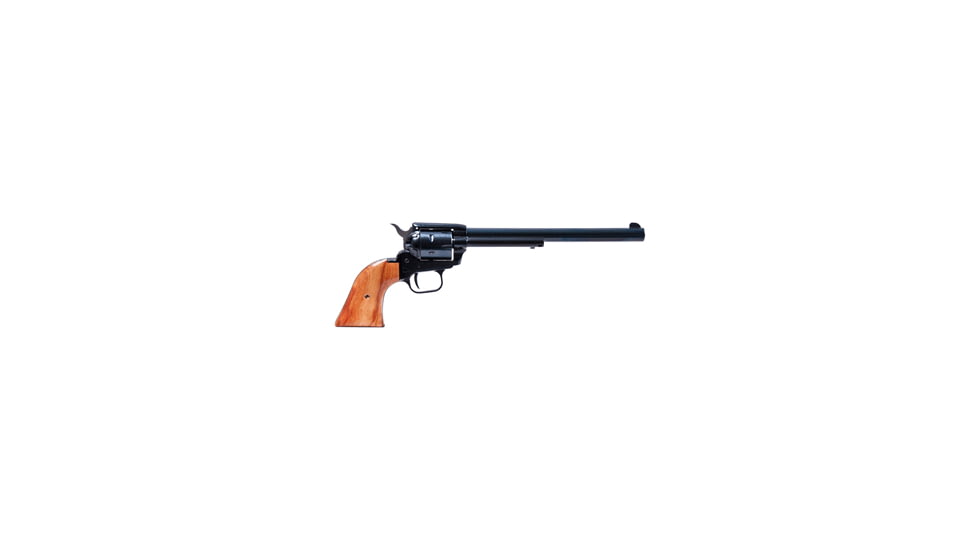Heritage Manufacturing Rough-Rider-Small-Bore Revolver, .22 Winchester Magnum Rimfire, 9in barrel, aluminum alloy frame, cocobolo grip, revolving chamber, fixed blade and notch, 6 round cylinder, HGRRSB.22WRMGR91FRRMPG