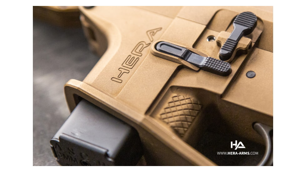 EDEMO HERA Arms Ambi Mag Release, Black, 11.1, EDEMO7