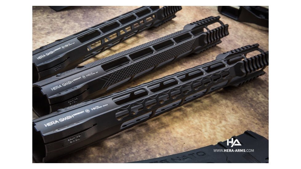 HERA Arms IRS AR15 Rifle Aluminum Handguard Hybrid Black Hard Coat Anodized 15, 110510