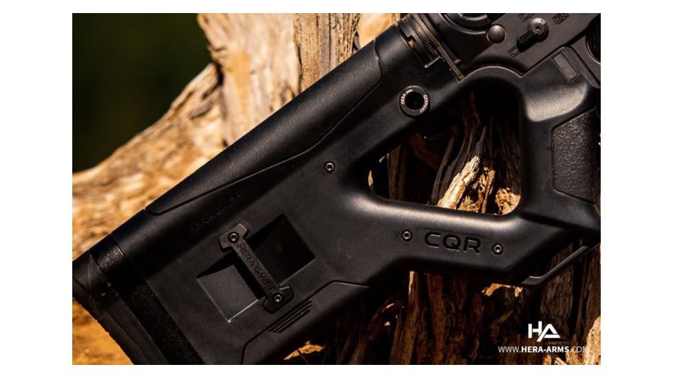 USED HERA Arms CQR-AR10 Buttstock, Black, 12.5, EDEMO6, Used, Condition Like New, Inspect and Rebox