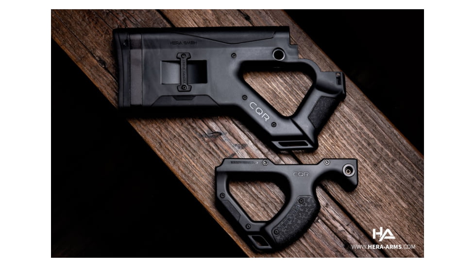 USED HERA Arms CQR-AR10 Buttstock, Black, 12.5, EDEMO6, Used, Condition Like New, Inspect and Rebox