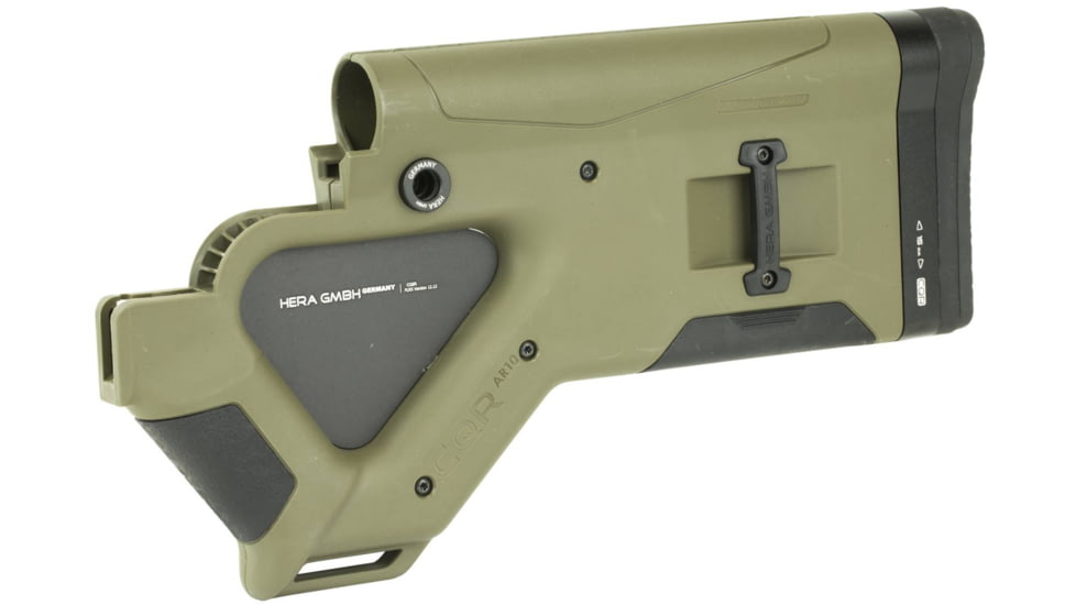 USED HERA Arms CQR-AR10 Buttstock, CA-Version, OD Green, 12.52CA, EDEMO4, Used, Condition Like New, Open Box