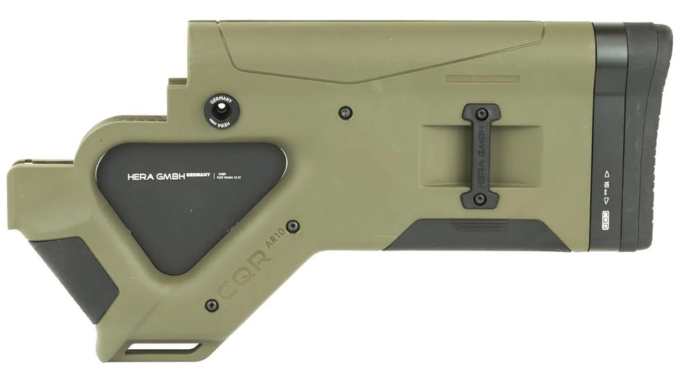USED HERA Arms CQR-AR10 Buttstock, CA-Version, OD Green, 12.52CA, EDEMO4, Used, Condition Like New, Open Box