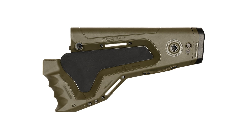 HERA Arms CQR Buttstock GEN.2, CA-Version, OD Green, 12.17CA