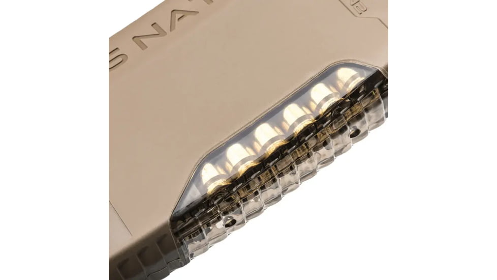 HERA Arms G.2 Transparent Frame Rifle Magazine, AR-15/M4, 5.56/.223, 30 Rounds, Tan, 13.11 / T-30RD