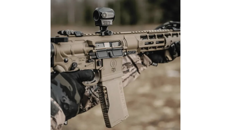 HERA Arms G.2 Transparent Frame Rifle Magazine, AR-15/M4, 5.56/.223, 30 Rounds, Tan, 13.11 / T-30RD