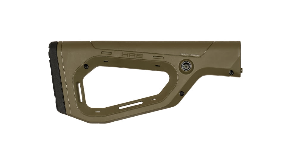 HERA Arms HRS AR-15 Polymer Fixed Buttstock, A2, OD Green, 12.42