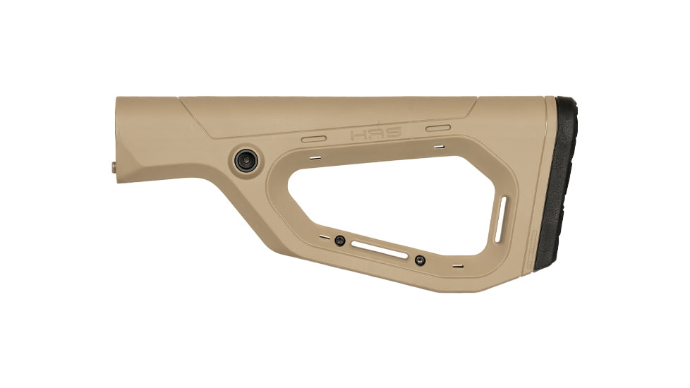HERA Arms HRS AR-15 Polymer Fixed Buttstock, A2, Tan, 12.41