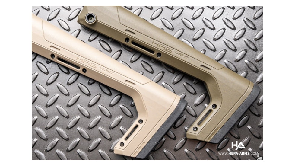 HERA Arms HRS Light Fixed Buttstock, A2, Black, 12.43, EDEMO3