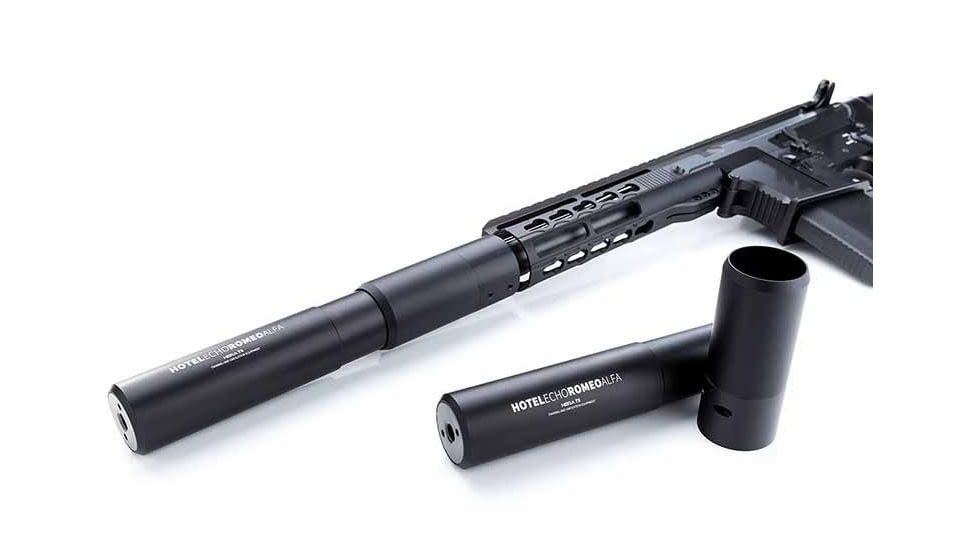 HERA Arms Integrated Gas Block Training Suppresor Shroud, No Sound Suppression, Black, HERA11-04-06