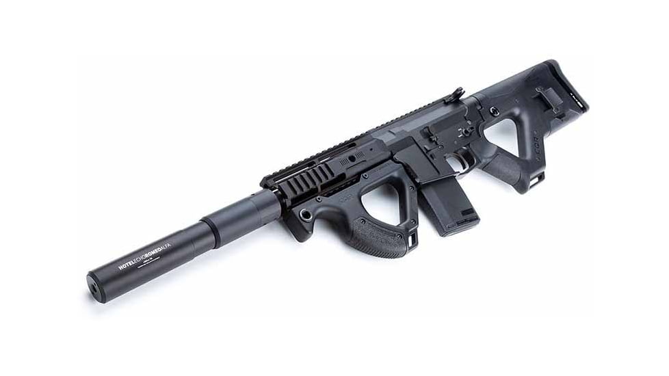 HERA Arms Integrated Gas Block Training Suppresor Shroud, No Sound Suppression, Black, HERA11-04-06