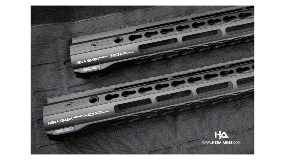 HERA Arms IRS AR10 Rifle Aluminum Handguard With Keymod Black Hard Coat Anodiz, 110527