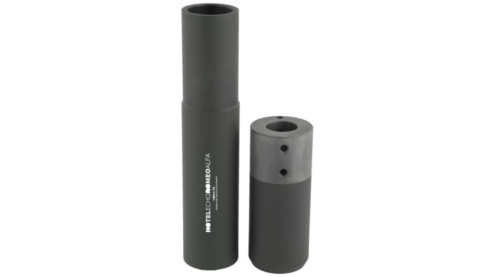 EDEMO HERA Arms Integrated Gas Block Training Suppresor Shroud, No Sound Suppression, Black, HERA11-04-06, EDEMO2