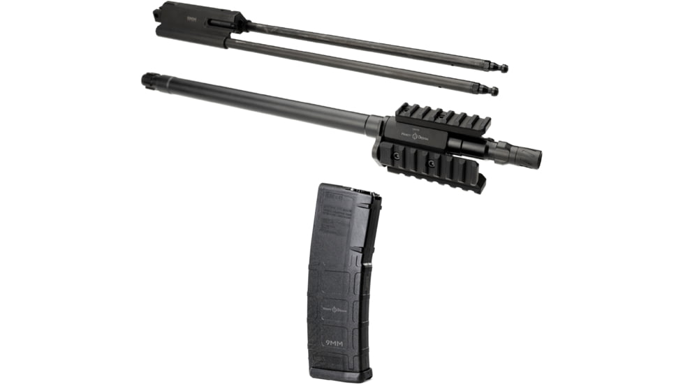 Heresy Design 16.3in 9mm AUG Conversion Kit For NATO Stock, Black, HBA16D-N
