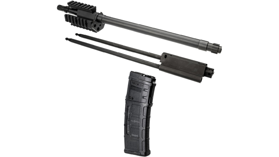 Heresy Design 16.3in 9mm AUG Conversion Kit For Standard Stock, Black, HBA16D-A