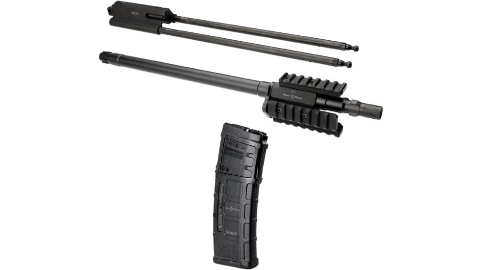 Heresy Design 16.3in 9mm AUG Conversion Kit For Standard Stock, Black, HBA16D-A