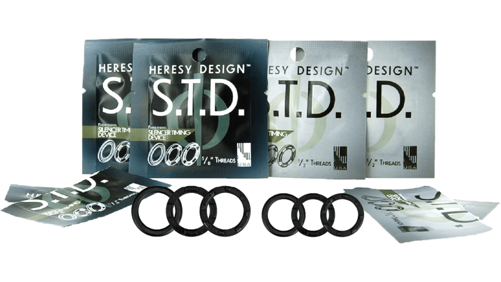 Heresy Design Silencer Timing Device, 1/2in Threads, Black, HSTDA