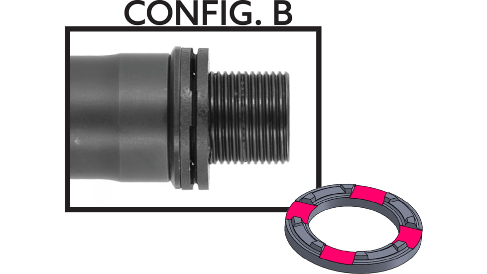 Heresy Design Silencer Timing Device, 1/2in Threads, Black, HSTDA