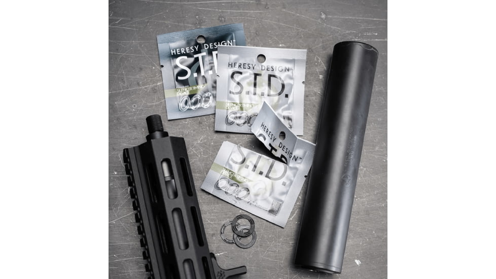 Heresy Design Silencer Timing Device, 1/2in Threads, Black, HSTDA