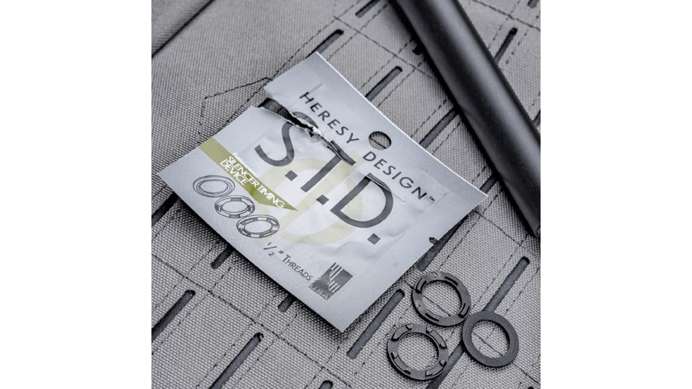 Heresy Design Silencer Timing Device, 1/2in Threads, Black, HSTDA