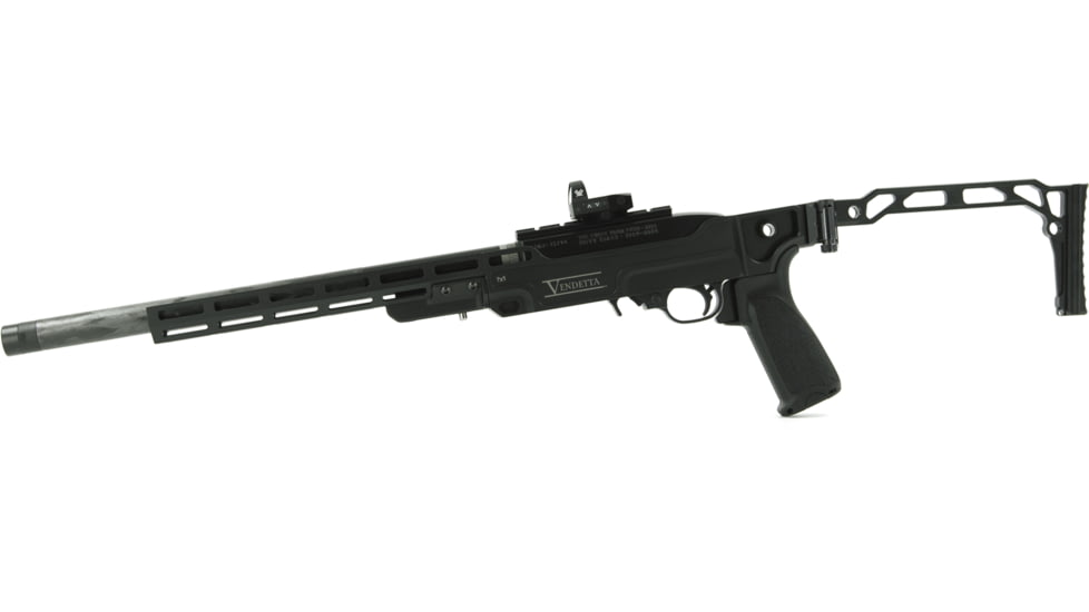 Heresy Design Vendetta Takedown Barrel Chassis, Long Rail, 9.59in, Black, HVCTLE