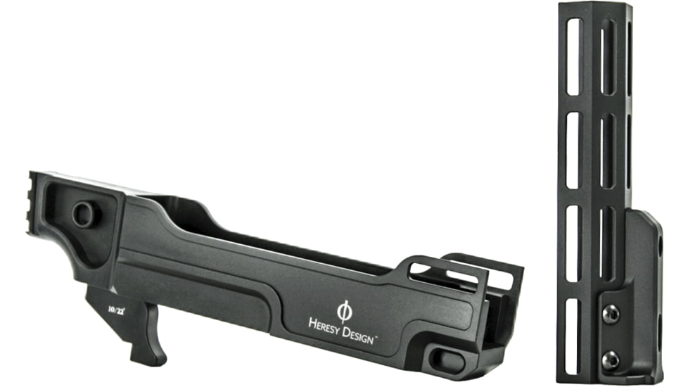 Heresy Design Vendetta Takedown Barrel Chassis, Short Rail, 6.375in, Black, HVCTSE