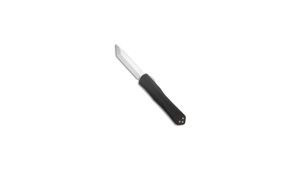 Heretic Knives Heretic Knives Manticore X OTF Automatic Knife Black Grenade Grip 3.75" SW, Black, CPM MagnaCut, adult, BHQ-204172