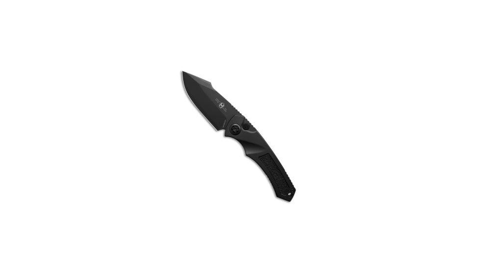 Heretic Knives Heretic Knives Pariah S/E Automatic Knife Secret Cel Shade 3.8" Cel Shade, Black, CPM MagnaCut, adult, BHQ-229386