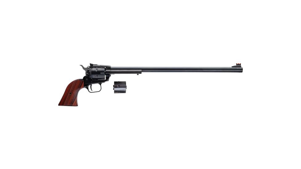 Heritage Manufacturing Revolver, .22 Long Rifle/.22 Winchester Magnum Rimfire, 16in Barrel, Adjustable Sight, Blued Frame, Wood Grip, 6 Round Cylinder, RR22MB16AS