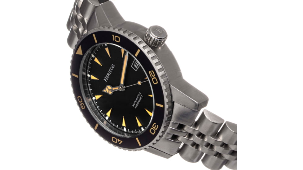 Heritor Automatic Bracelet Watch, Black, One Size, HERHS1901