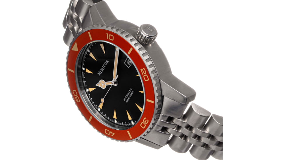 Heritor Automatic Bracelet Watch, Orange, One Size, HERHS1903