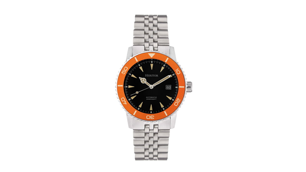 Heritor Automatic Bracelet Watch, Orange, One Size, HERHS1903