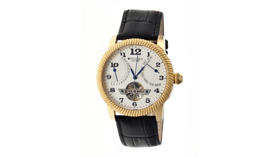 Heritor Automatic Hr2003 Piccard Mens Watch, Silver HERHR2003