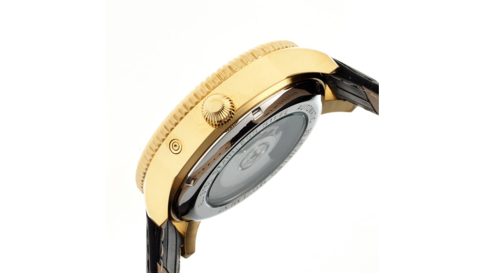 Heritor Automatic Hr2004 Piccard Mens Watch, Black HERHR2004