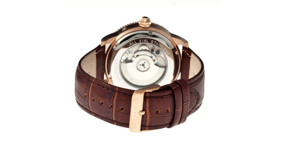 Heritor Automatic Hr2005 Piccard Mens Watch, Silver HERHR2005