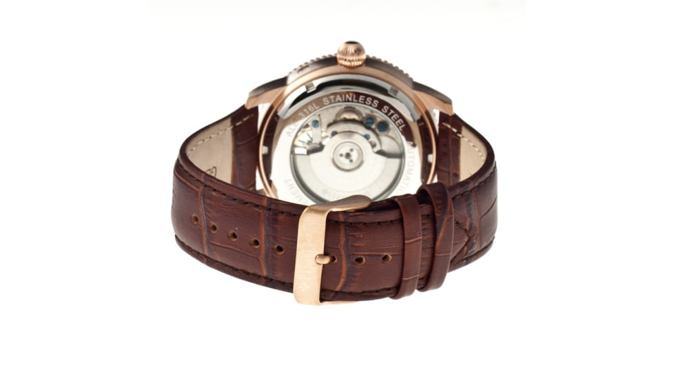 Heritor Automatic Hr2006 Piccard Mens Watch, Black HERHR2006