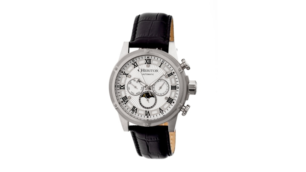 Heritor Automatic Kinser Mens Watch, Silver HERHR2601