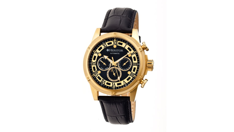Heritor Automatic Kinser Mens Watch, Gold HERHR2604