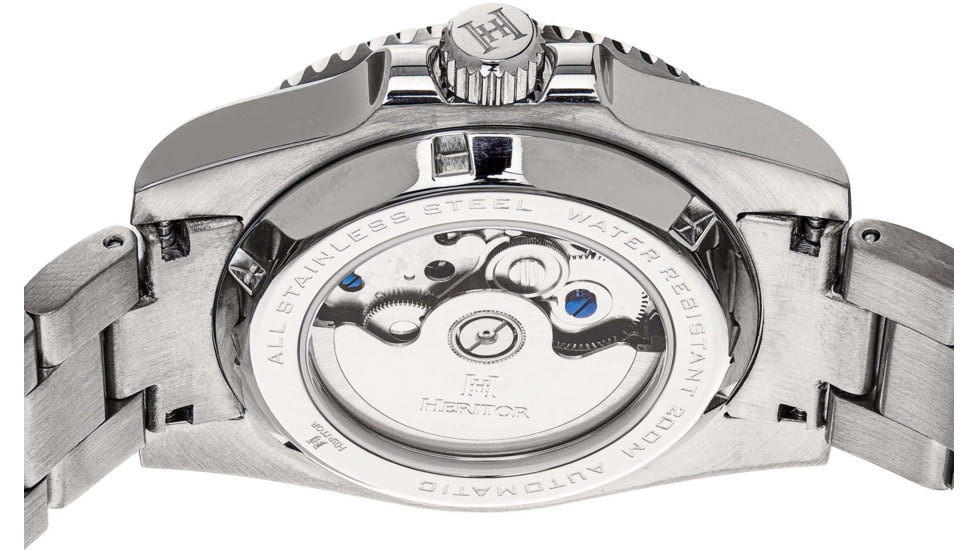 Heritor Automatic Luciano Bracelet Watch w/Date, Blue/White, One Size, HERHS1503