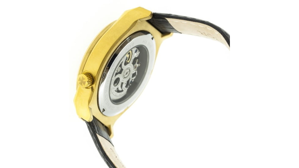 Heritor Hr3805 Gemini Mens Watch, Black HERHR3805