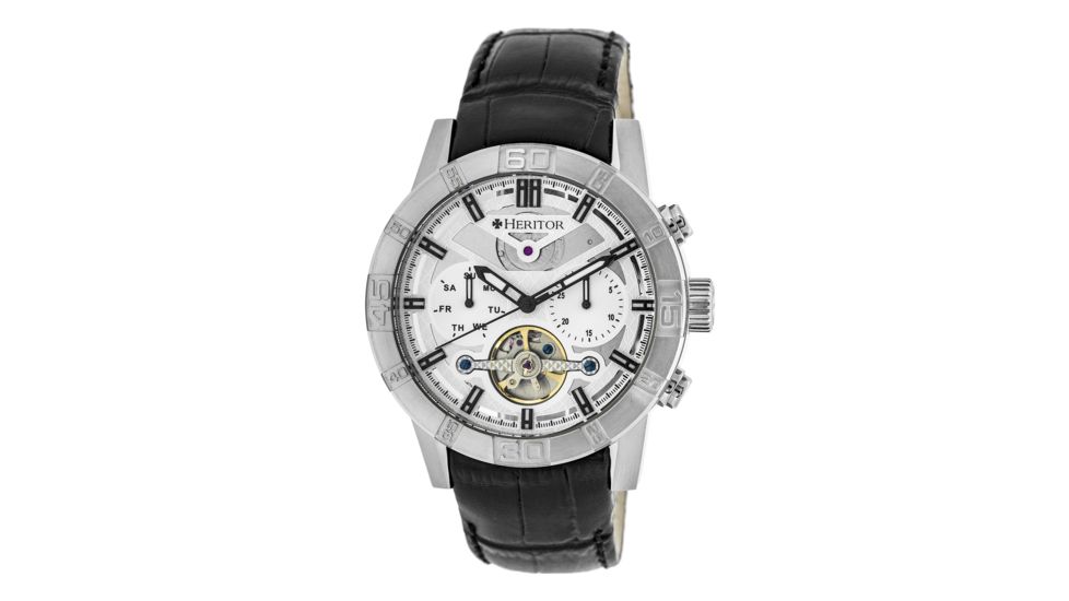 Heritor Automatic Hamilton Semi, Silver, Standard HERHR4101
