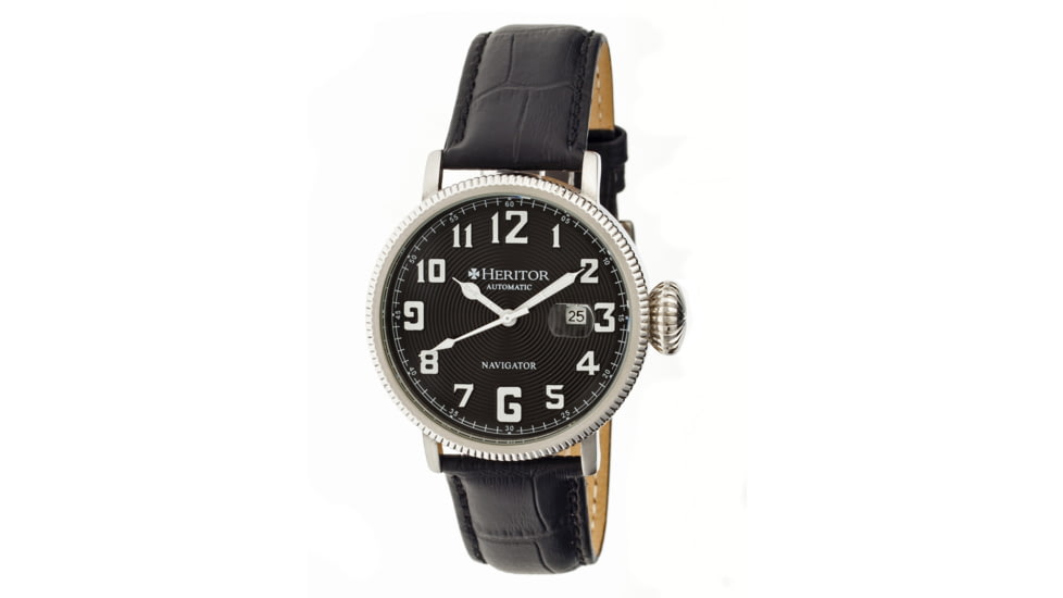 Heritor Automatic Olds Mens Watch, Silver HERHR3202