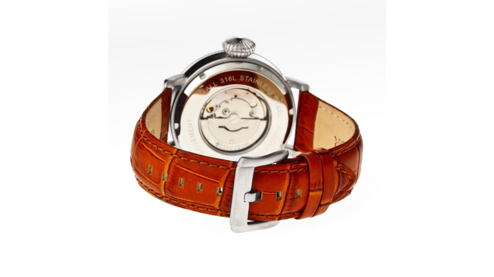 Heritor Automatic Olds Mens Watch, Silver HERHR3203