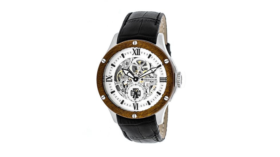 Heritor Hr3901 Belmont Mens Watch, Black