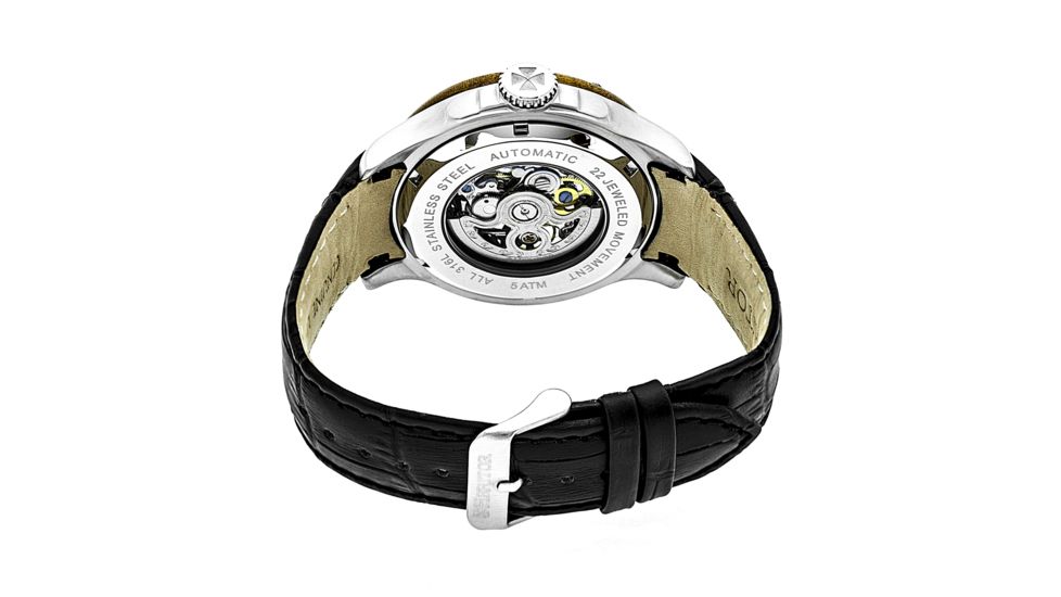 Heritor Hr3902 Belmont Mens Watch, Black