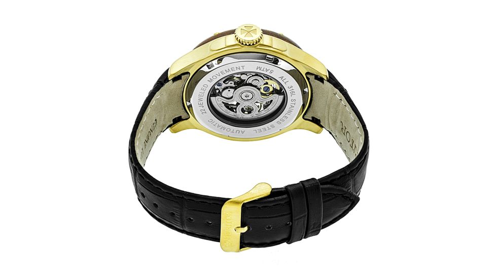 Heritor Hr3903 Belmont Mens Watch, Black