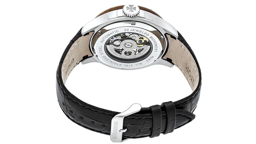 Heritor Hr3901 Belmont Mens Watch, Black HERHR3901