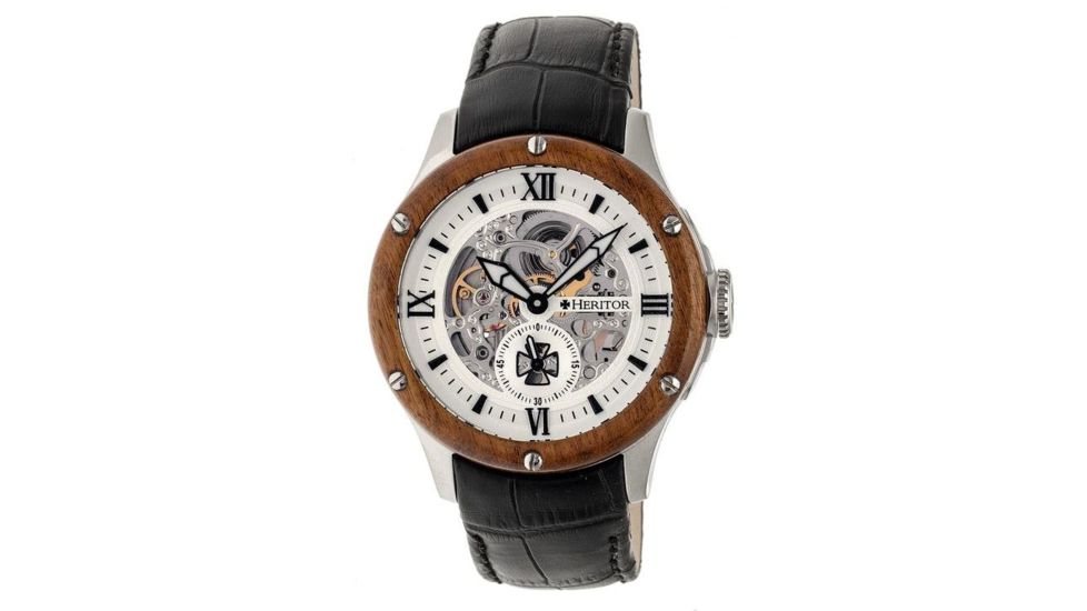 Heritor Hr3901 Belmont Mens Watch, Black HERHR3901