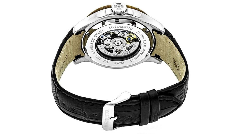 Heritor Hr3902 Belmont Mens Watch, Black HERHR3902