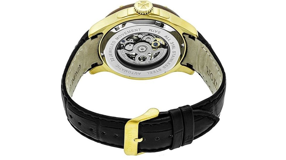 Heritor Hr3903 Belmont Mens Watch, Black HERHR3903